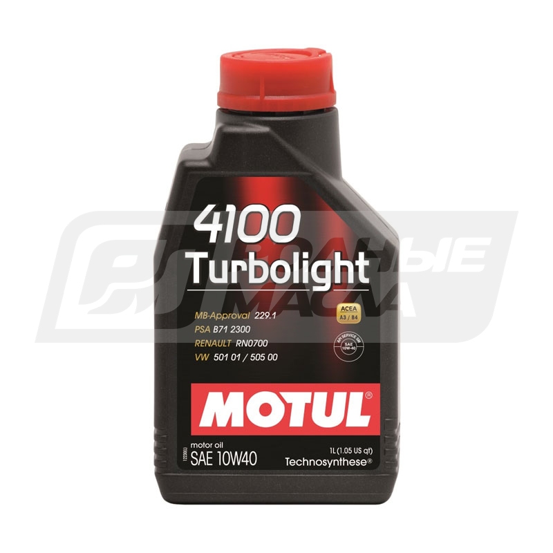 MOTUL 4100 Turbolight 10W40, 1л 111693